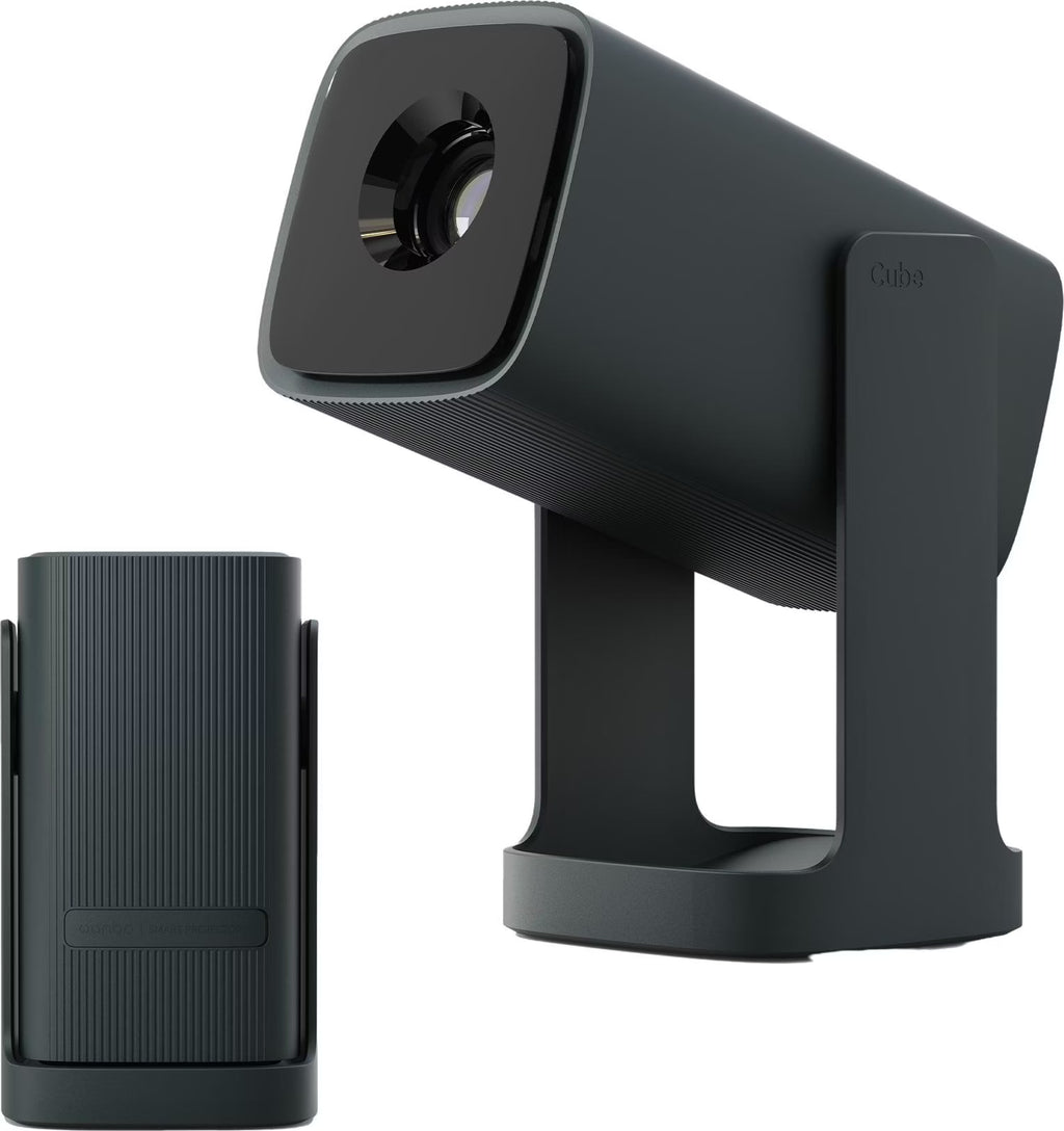Wanbo Cube 1 — 720P Smart Projector with Android TV 11 & 360° Gimbal