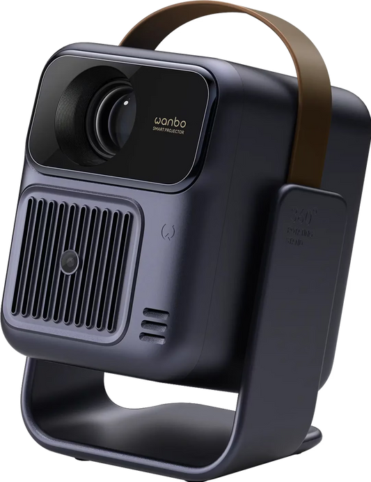 Wanbo ToGo Pro — Battery-Powered 1080P Google TV Portable Projector with 360° Gimbal
