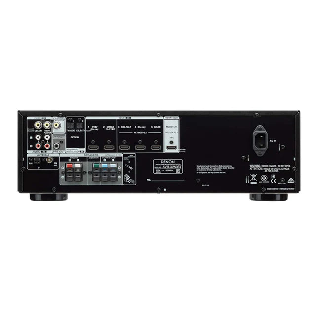 AVR-X250BT 5.1 Channel 4K AV Receiver with Bluetooth
