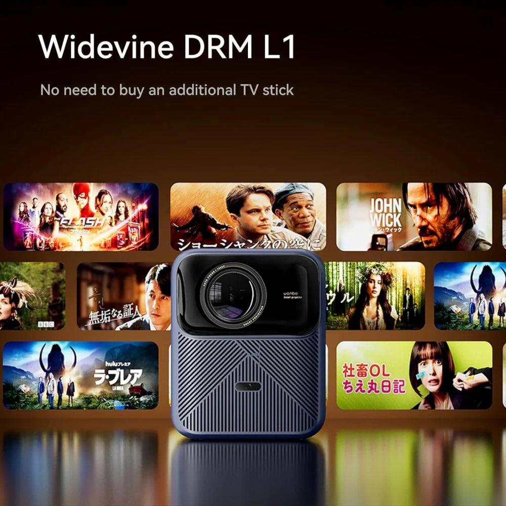 Wanbo Mozart 1 Pro — Native 1080P Smart Projector with Android TV 11