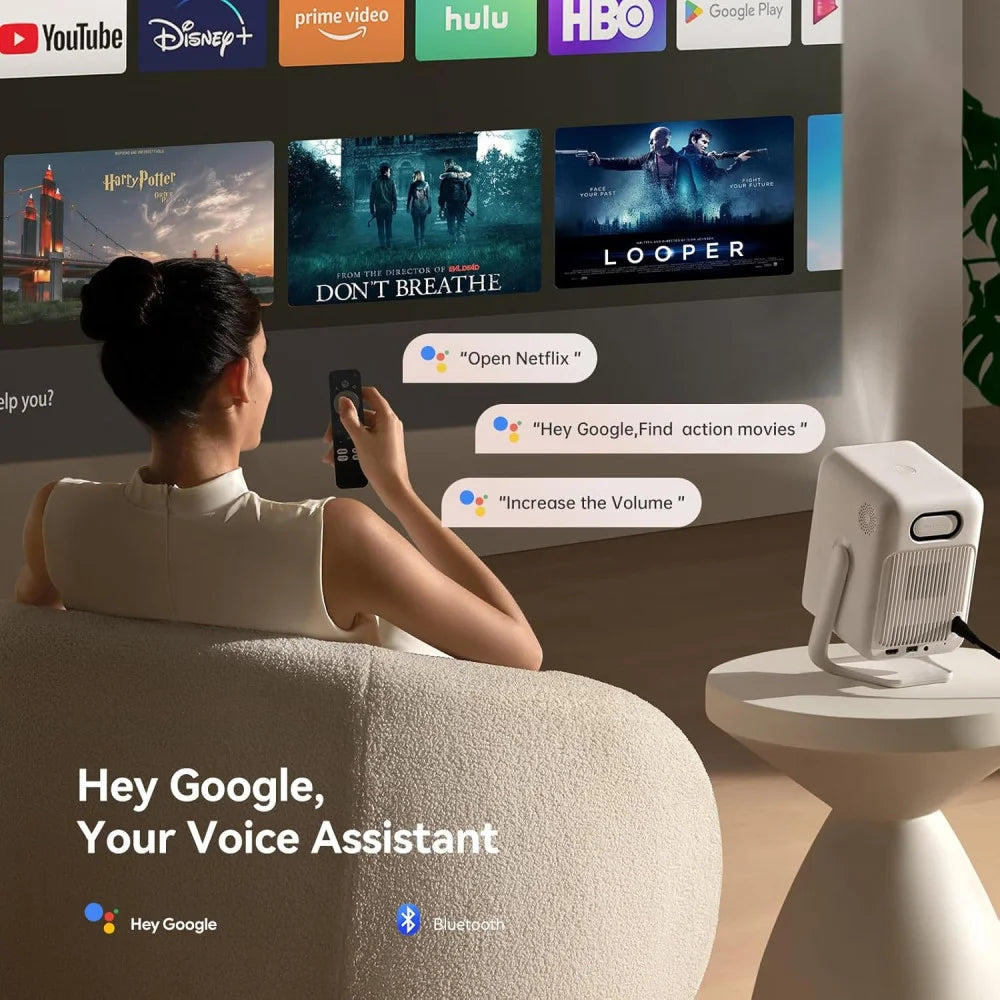 Wanbo T2 Ultra — Native 1080P Gimbal Projector with Android TV 11 & DRM L1