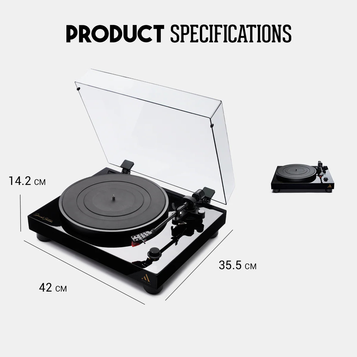 TT-4 Special Edition — Turntable with Ortofon 2M Bronze & Built-in Phono Stage