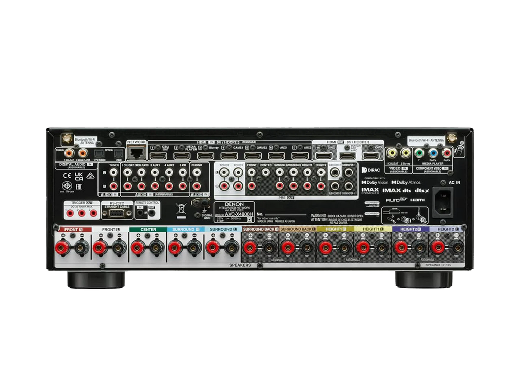 AVC-X4800H 9.4 Channel 8K AV Receiver with HEOS Built-in