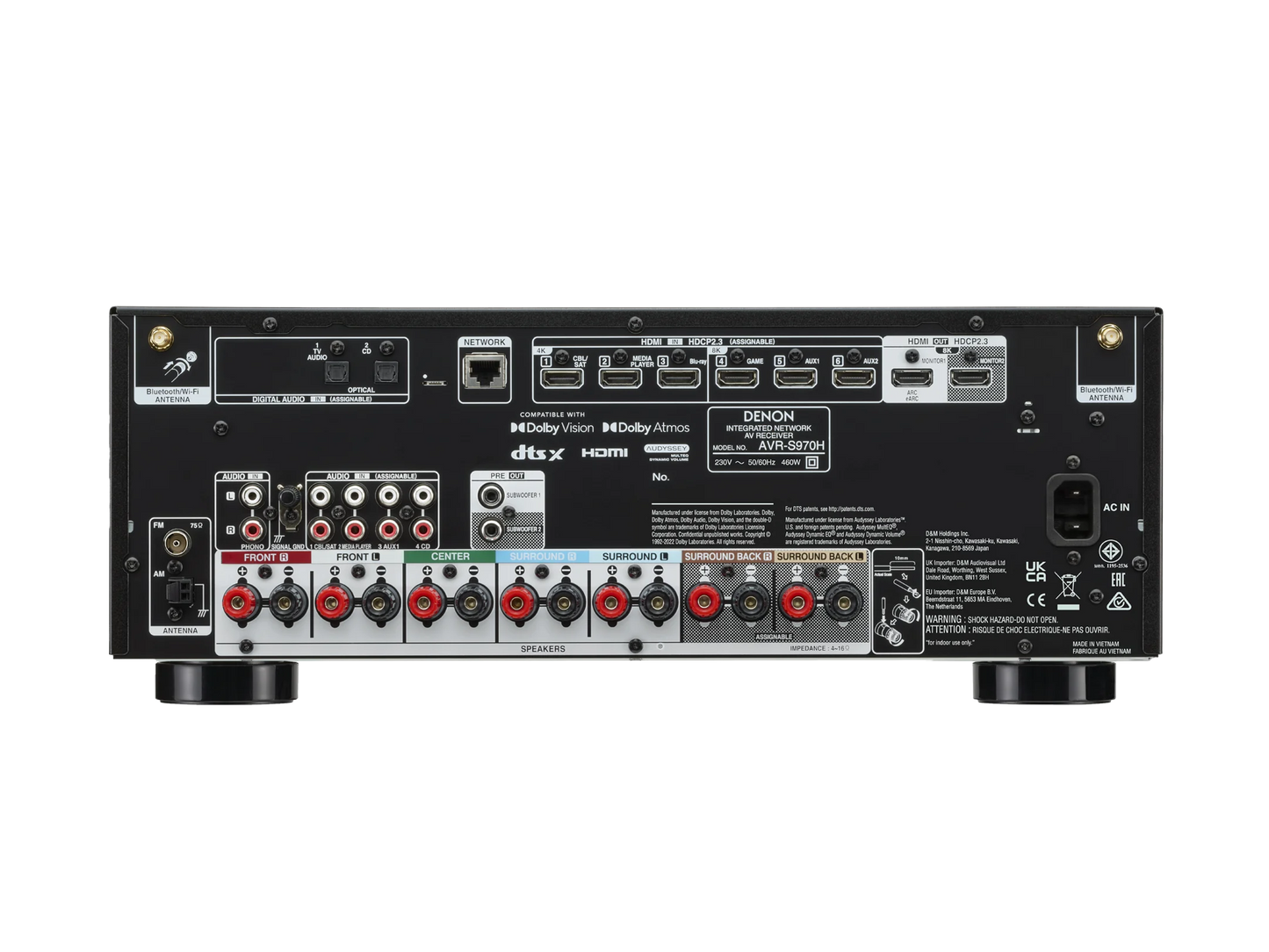 AVR-S970H 7.2 Channel 8K AV Receiver with HEOS Built-in
