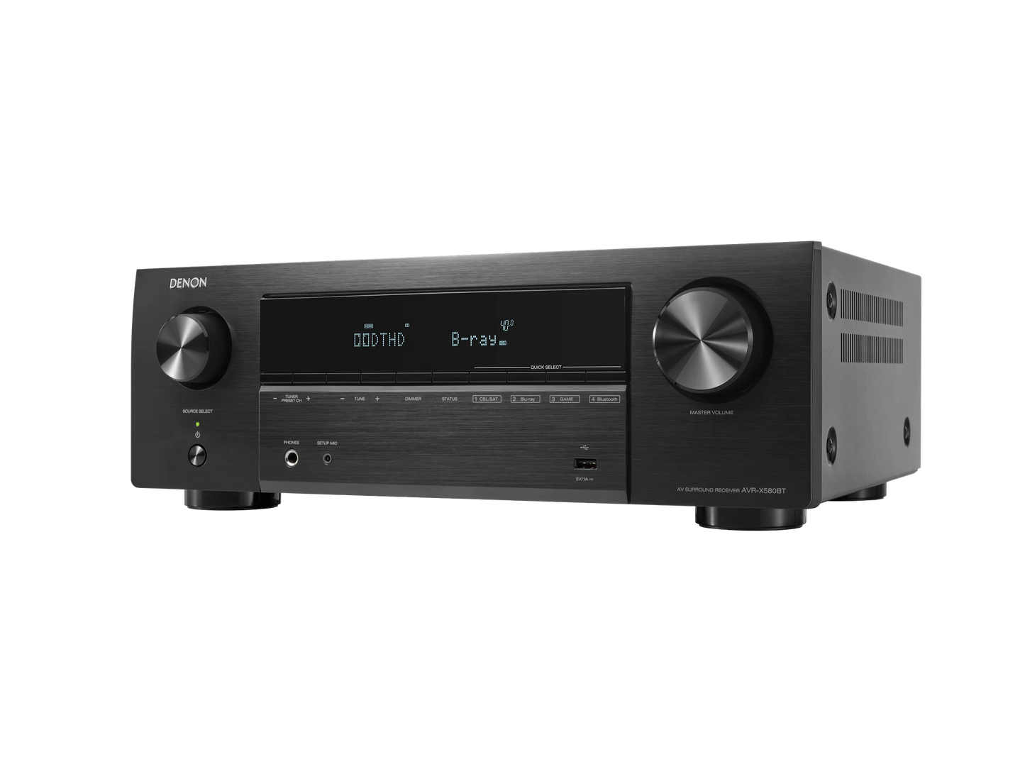 AVR-X580BT 5.2 Channel 8K AV Receiver with Bluetooth