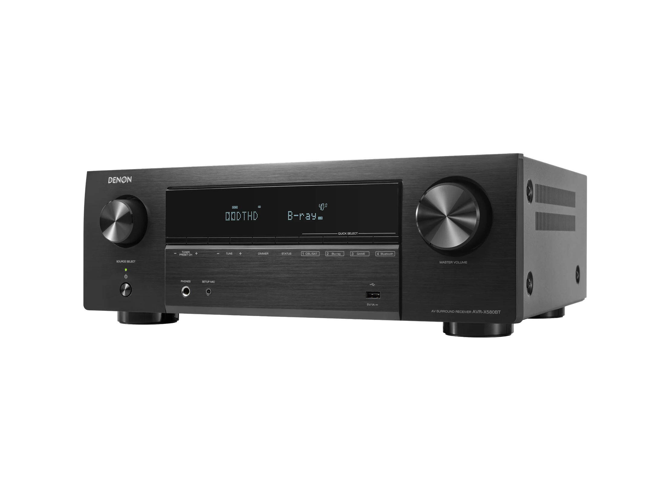 AVR-X580BT 5.2 Channel 8K AV Receiver with Bluetooth