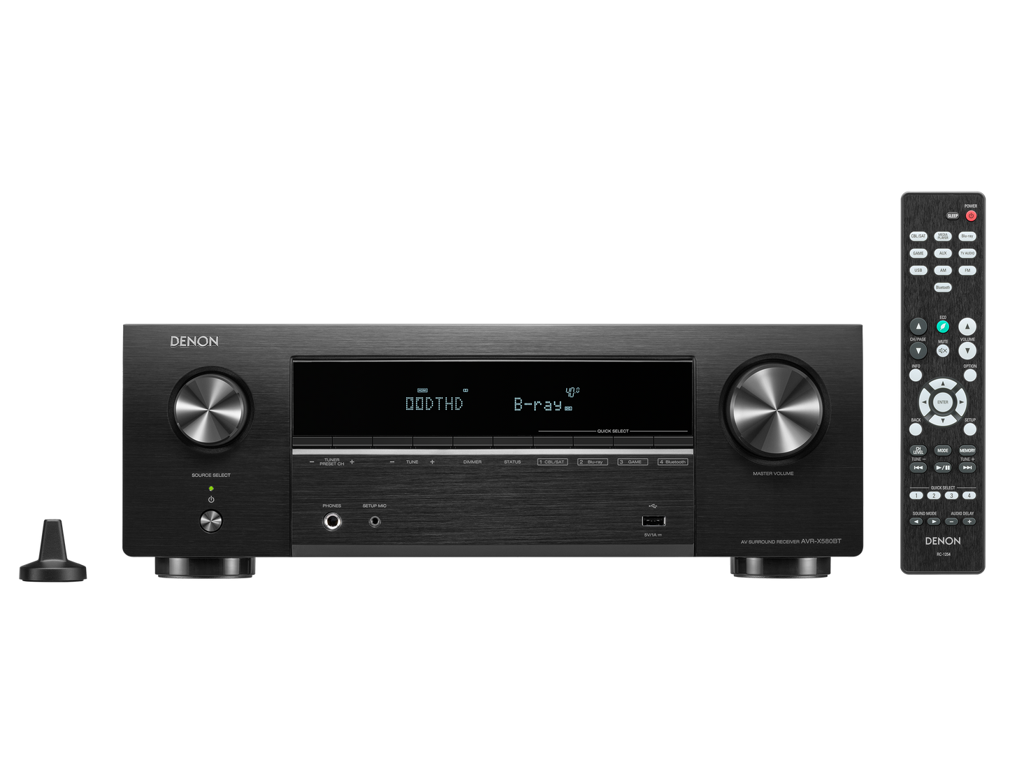 AVR-X580BT 5.2 Channel 8K AV Receiver with Bluetooth