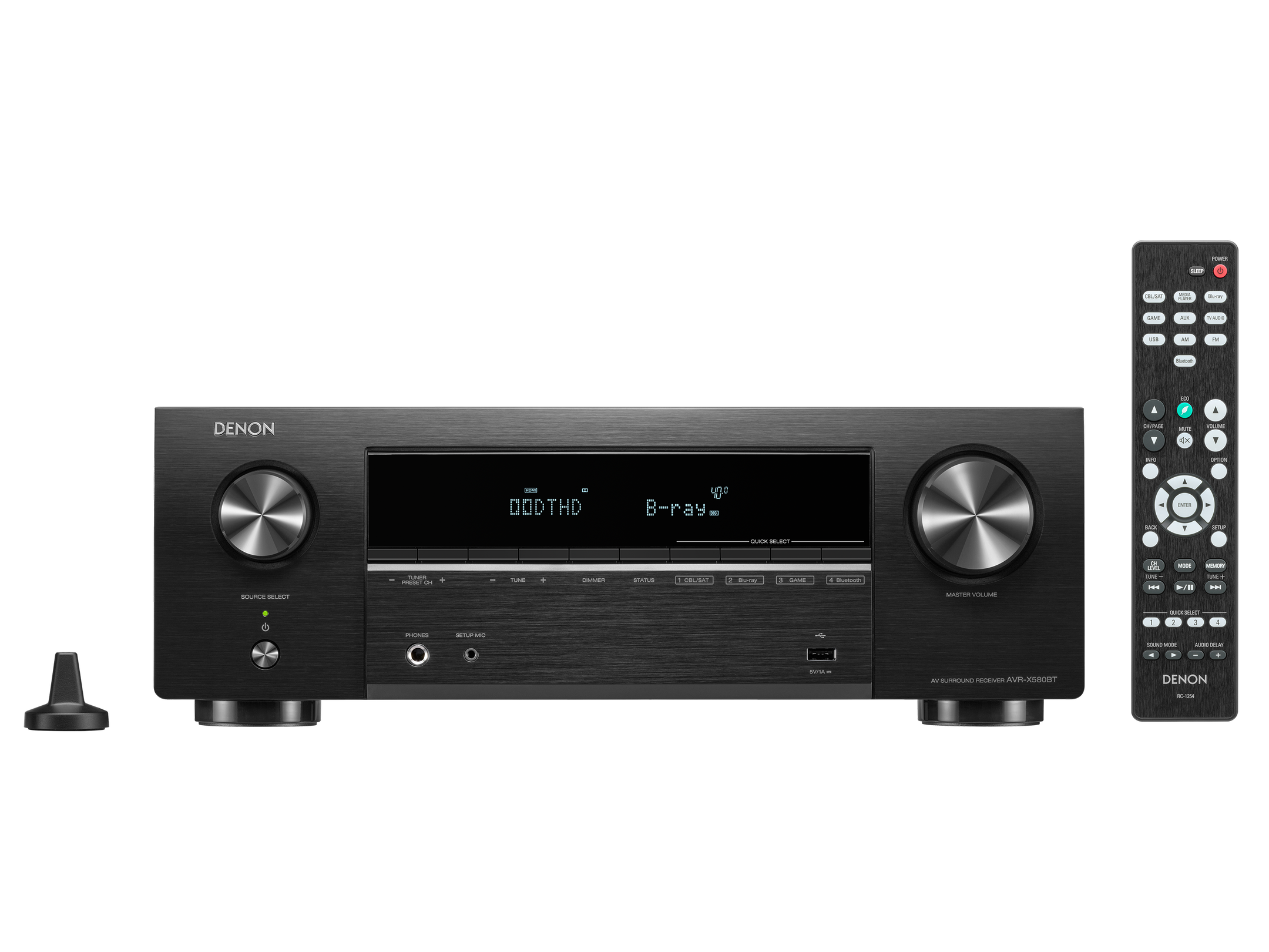 AVR-X580BT 5.2 Channel 8K AV Receiver with Bluetooth
