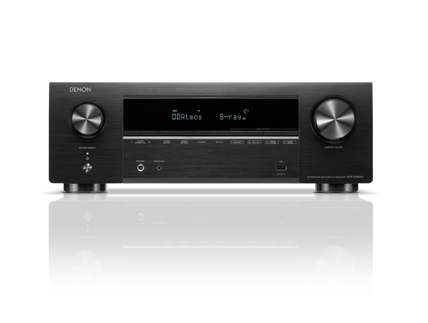 AVR-X1800H 7.2 Channel 8K AV Receiver with HEOS Built-in