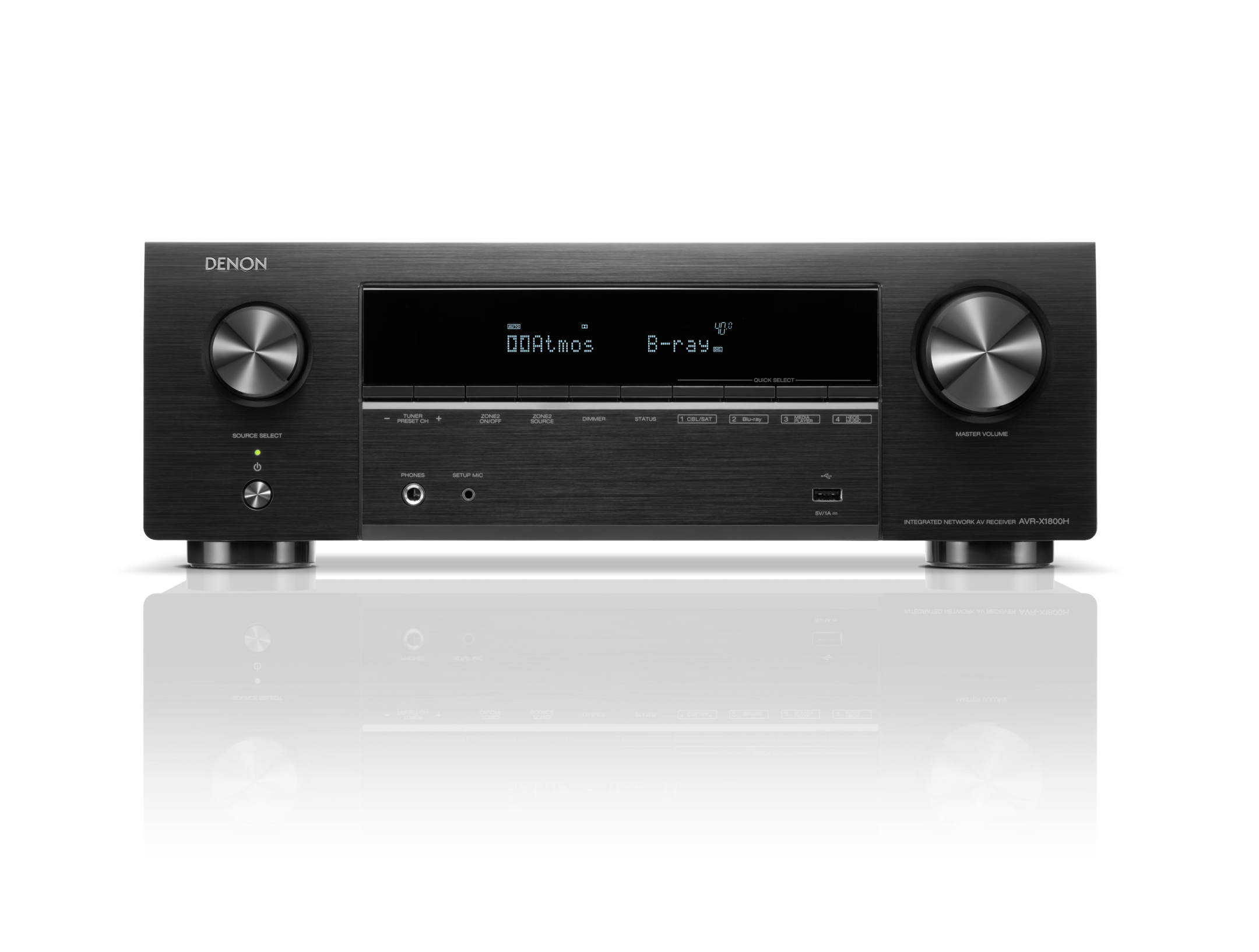 AVR-X1800H 7.2 Channel 8K AV Receiver with HEOS Built-in