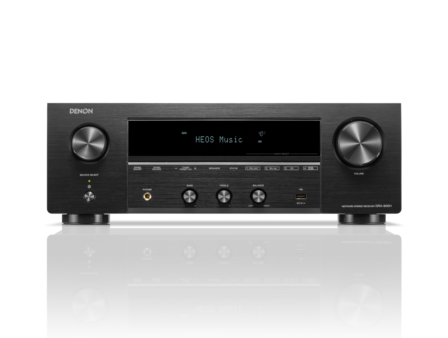 DRA-900H 2.2 Channel 100W 8K Stereo Receiver with HEOS Built-in