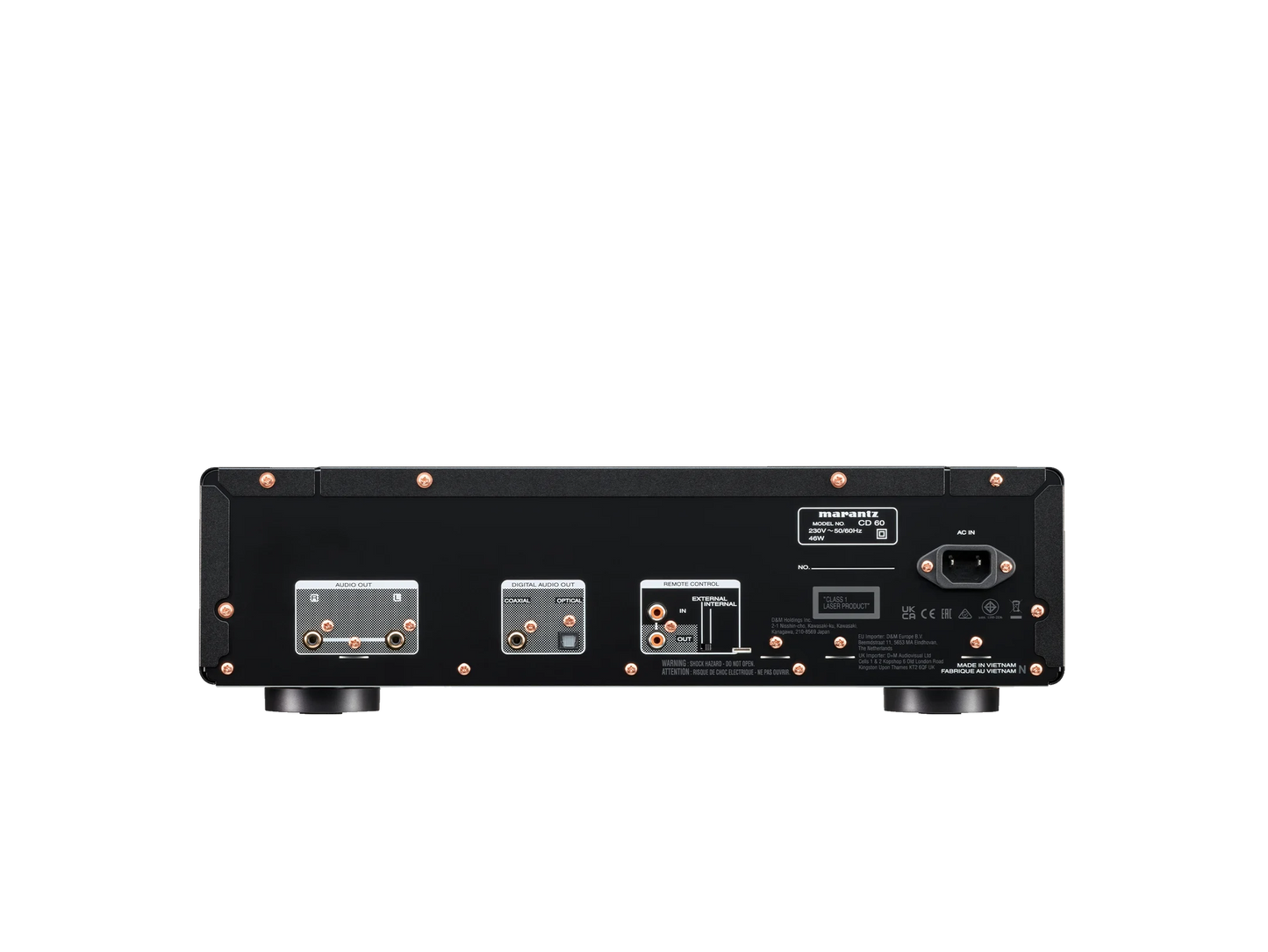 CD 60 — Premium CD Player with Modern Design and Custom HDAM