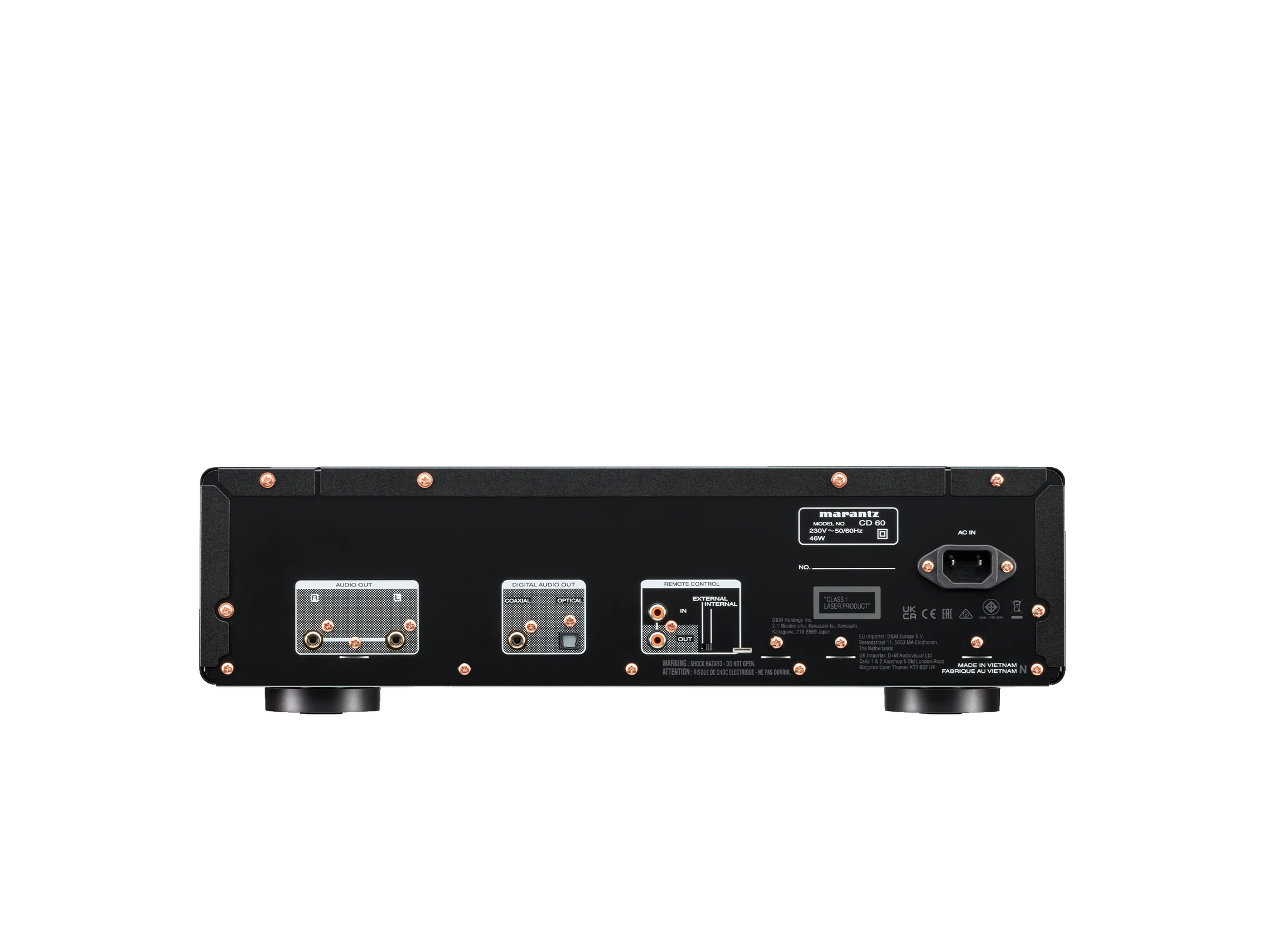 CD 60 — Premium CD Player with Modern Design and Custom HDAM