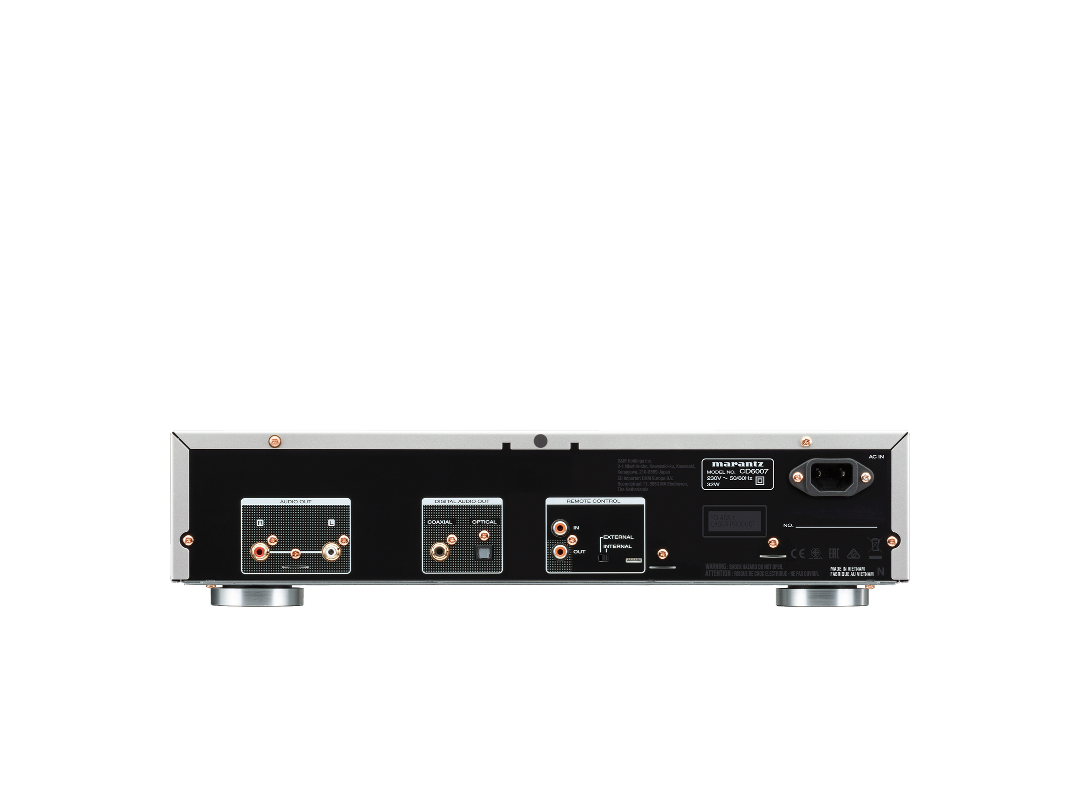 CD6007 — Slimline CD Player with Custom HDAM & Hi-Res USB Playback