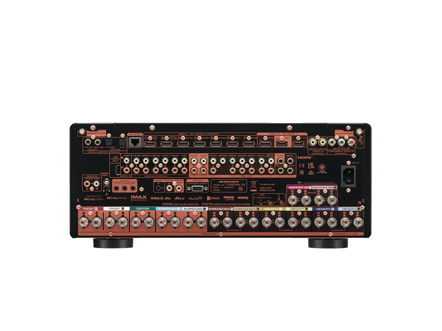 Cinema 30 11.4 Channel 140W 8K AV Receiver with HEOS Built-in