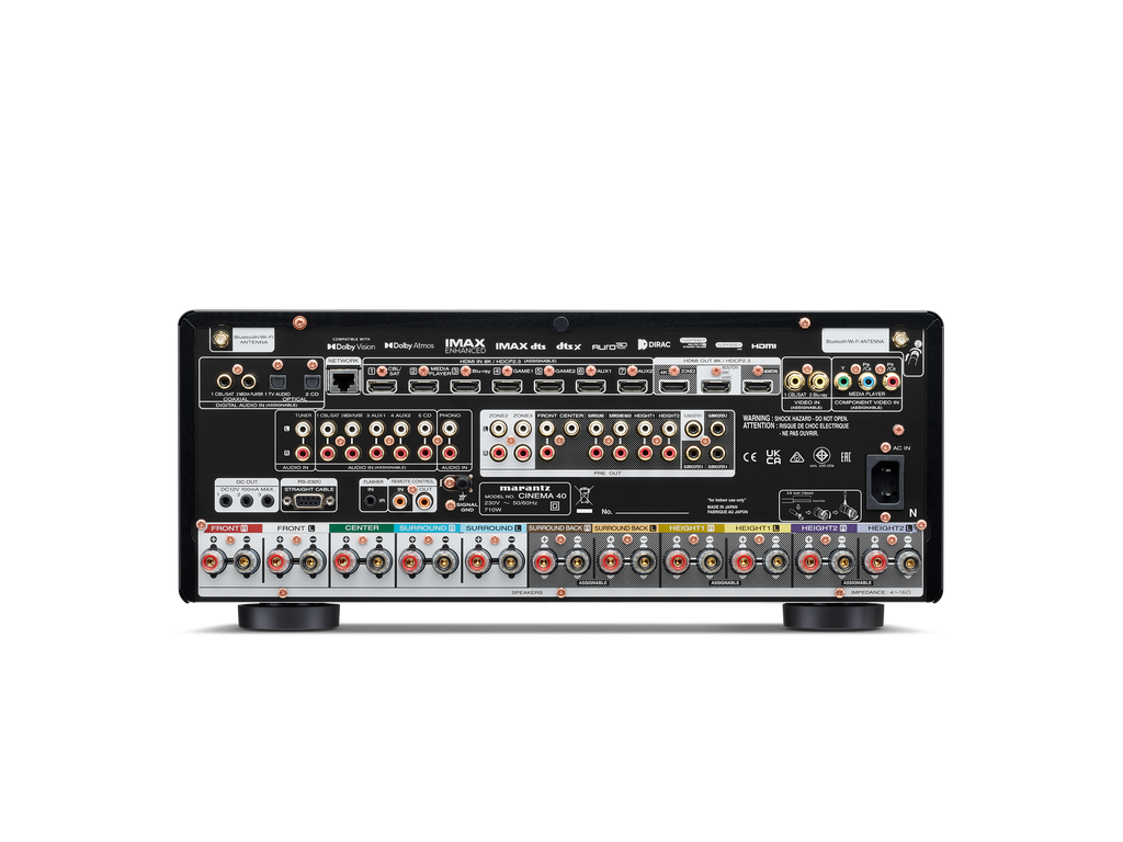 Cinema 40 9.4 Channel 125W 8K AV Receiver with HEOS Built-in
