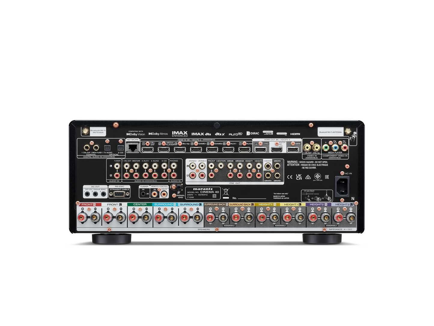 Cinema 40 9.4 Channel 125W 8K AV Receiver with HEOS Built-in