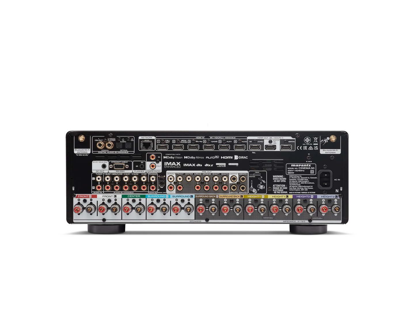 Cinema 50 9.4 Channel 110W 8K AV Receiver with HEOS Built-in