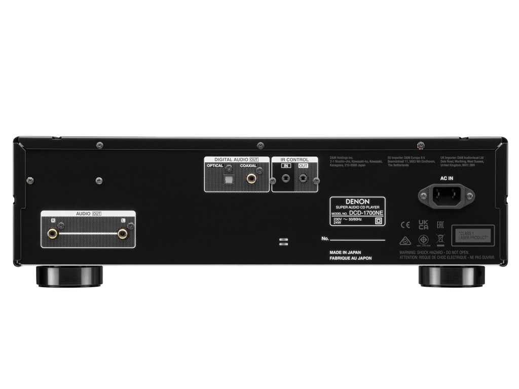 DCD-1700NE Premium CD/SACD Player with AL32 Processing & 192kHz/32-bit DAC