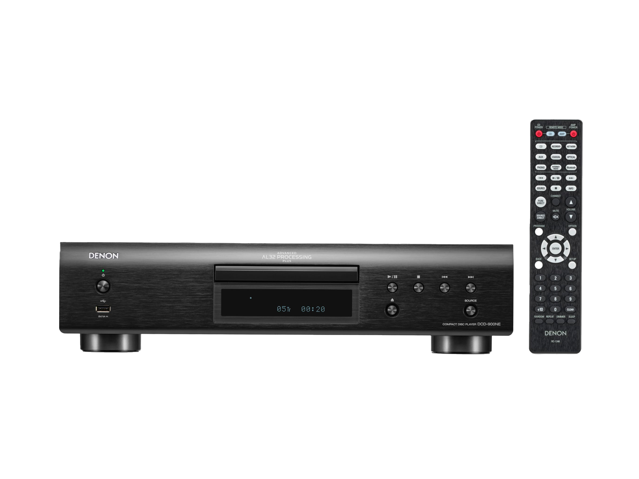DCD-900NE CD Player with AL32 Processing Plus, 192kHz/32-bit DAC & USB