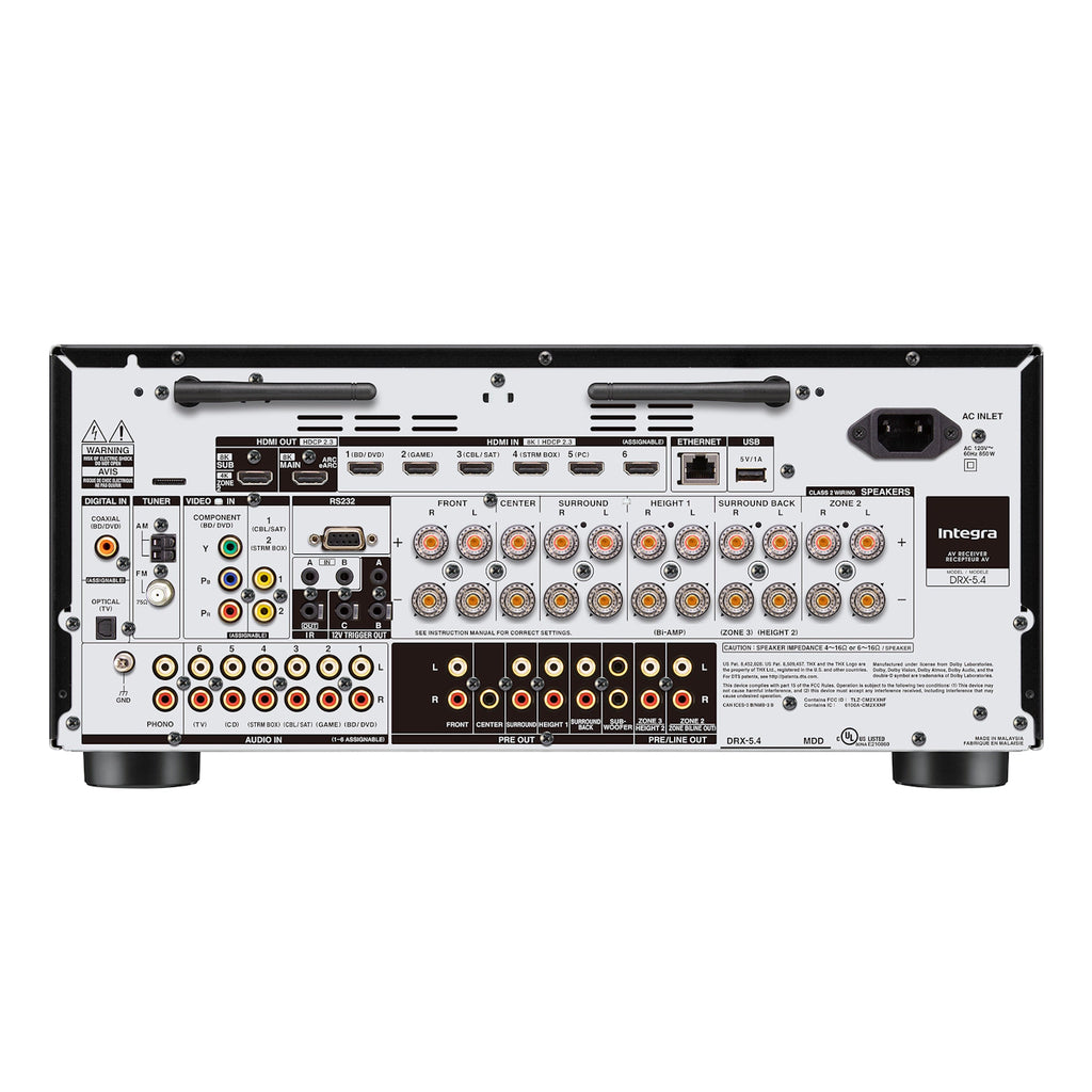 Integra DRX 5.4 11.2 Channel 120W AV Receiver with Dirac Live & THX Certified