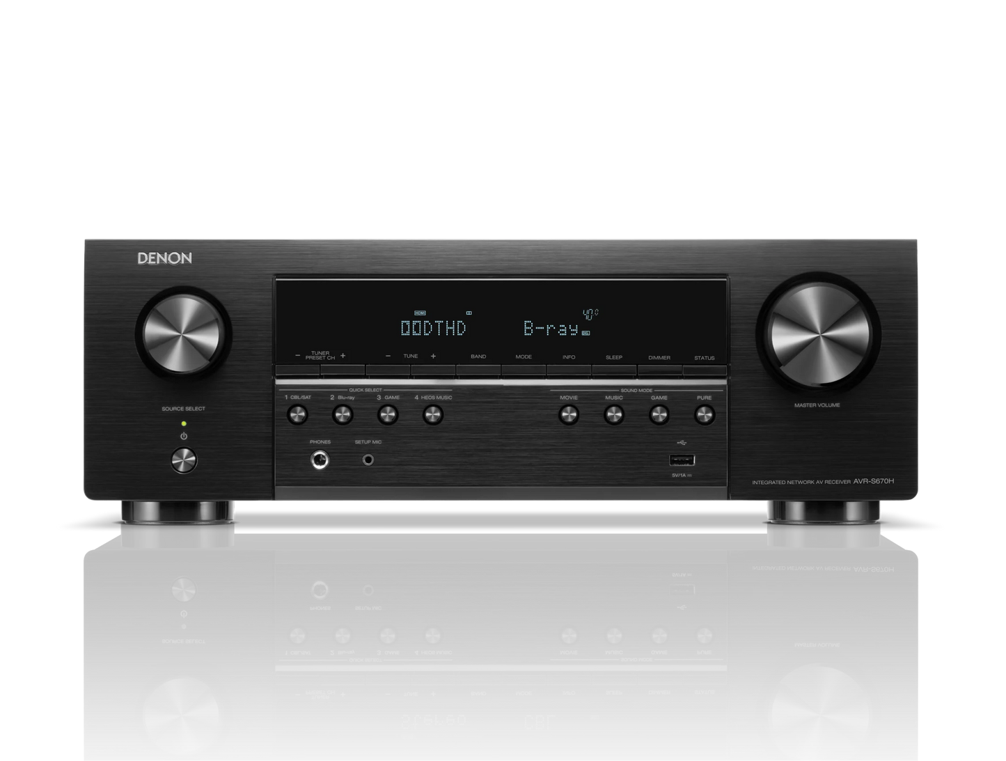 AVR-S670H 5.2 Channel 8K AV Receiver with HEOS Built-in