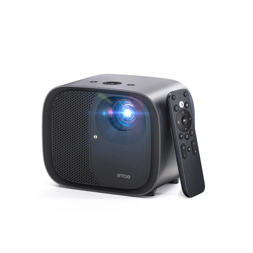 Eetoe E3 Pro 1080P Smart Projector 3000:1 Contrast | Android TV 11 | Netflix | 2GB+16GB