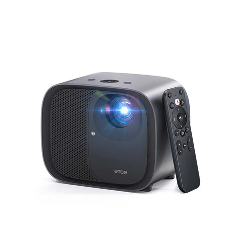 Eetoe E3 Pro 1080P Smart Projector 3000:1 Contrast | Android TV 11 | Netflix | 2GB+16GB