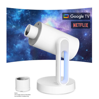 Eetoe Starfish Plus 1280×1080 LCD Projector 300 ANSI Lumens | 4K Support | 16:9/4:3