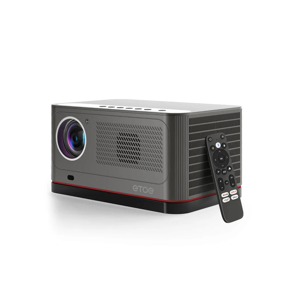 Eetoe Whale Pro 1080P Smart Projector | Android TV 14.0 | Netflix | Chromecast | AirPlay | ±40° Auto Keystone