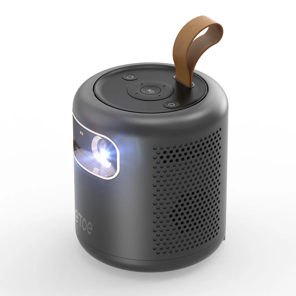 Eetoe Dolphin Full HD 500 ANSI Lumens Smart Projector | Google TV 3.0 | Netflix | Chromecast | AirPlay