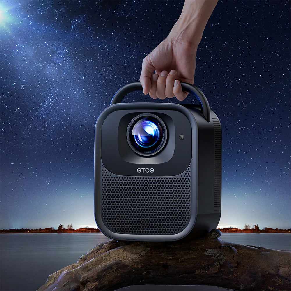 Eetoe Seal Pro 1080P 1300 ANSI Lumens 4K Decoding Projector | Google TV 3.0 | Netflix | AirPlay