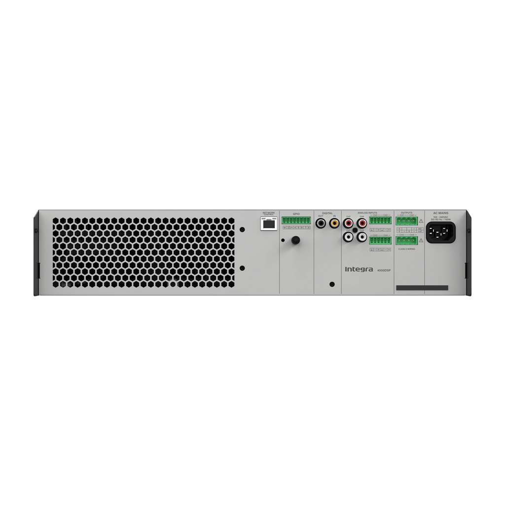 Integra DSP 4500 4-Channel 500W DSP Power Amplifier with Klipsch Presets
