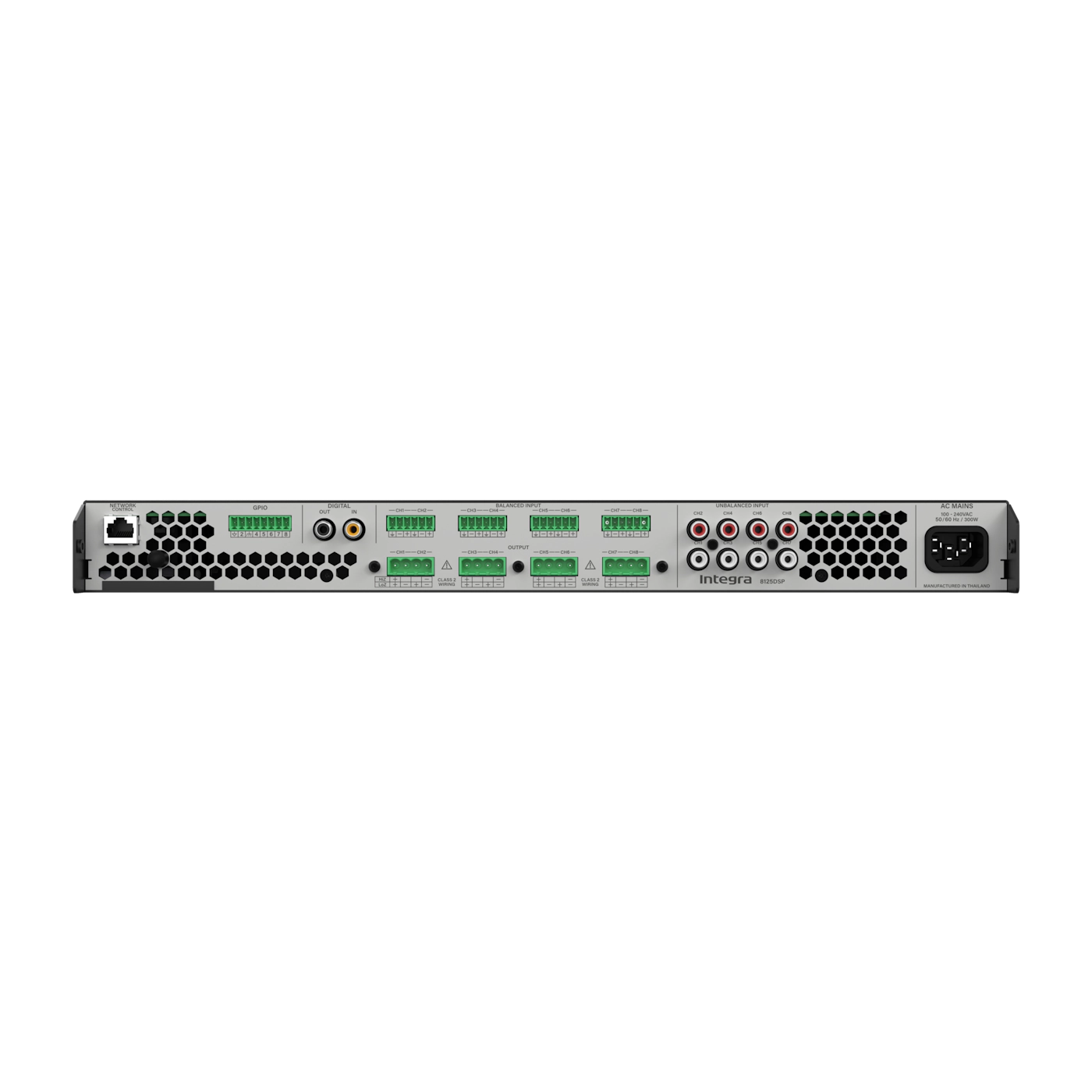 Integra DSP 8125 8-Channel 125W DSP Power Amplifier with Klipsch Presets