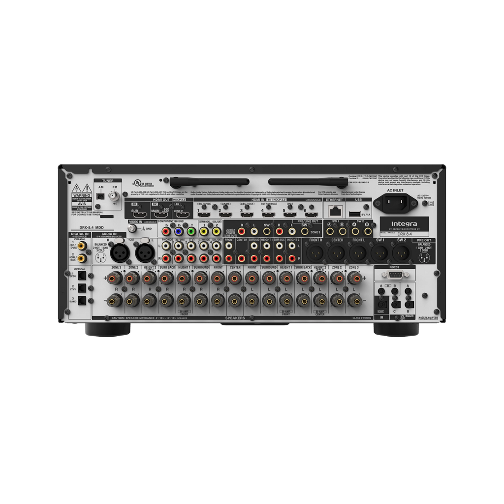 Integra DRX 8.4 11.4 Channel 150W AV Receiver with Dirac Live, Roon Ready & Auro 3D