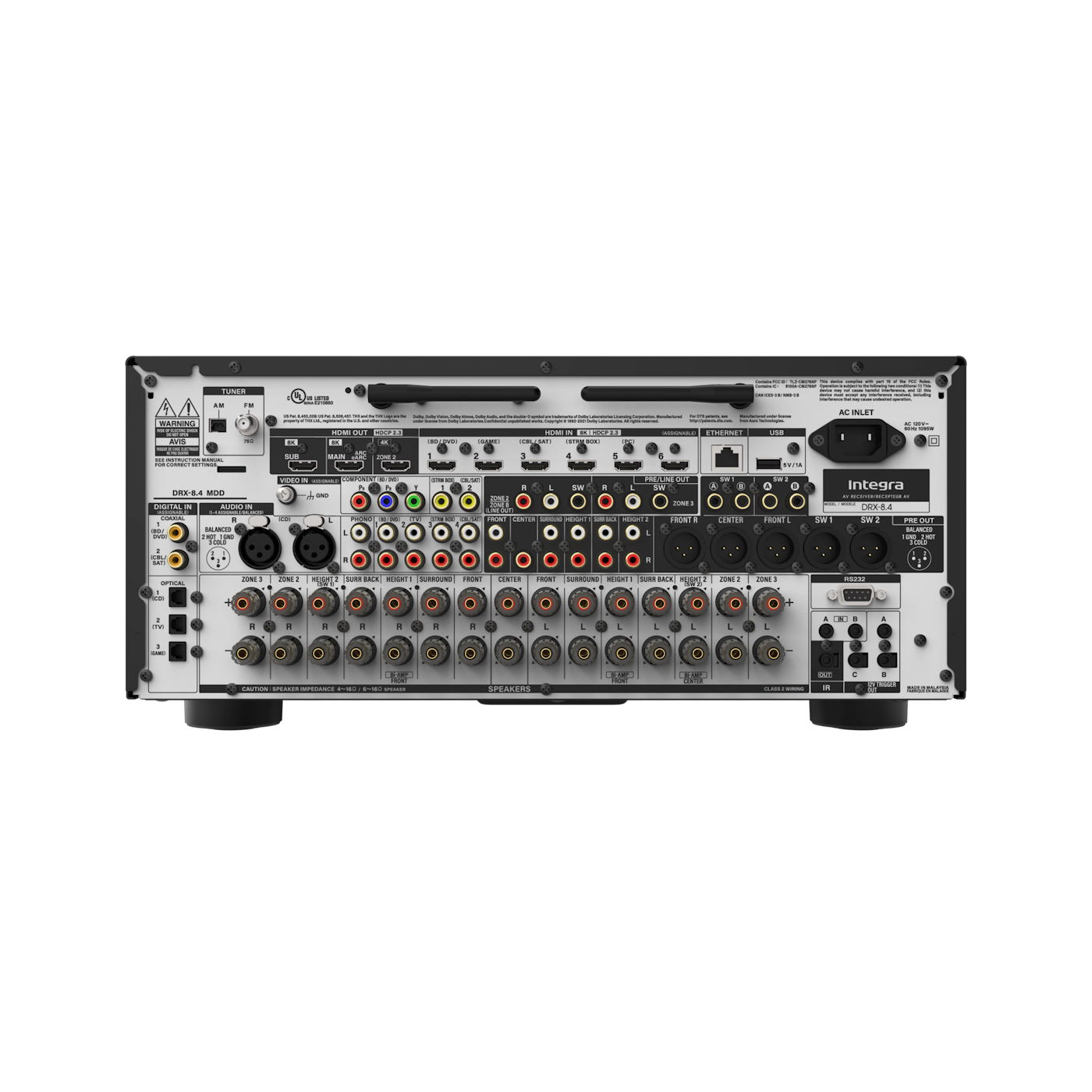 Integra DRX 8.4 11.4 Channel 150W AV Receiver with Dirac Live, Roon Ready & Auro 3D