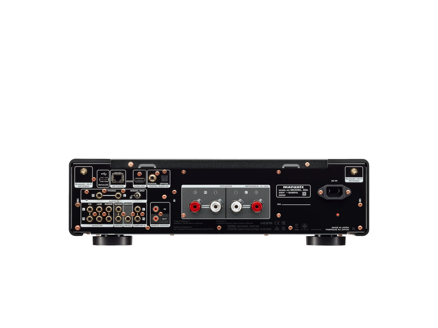 MODEL 40n — 70W Premium Integrated Stereo Amplifier Powered by HEOS™ with HDMI ARC