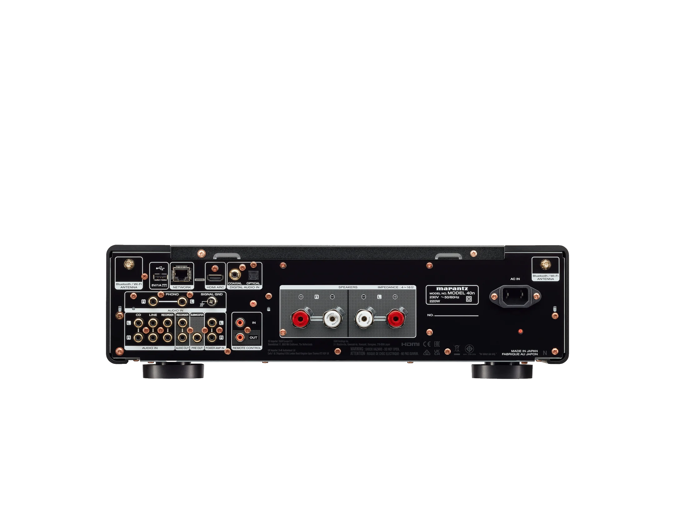 MODEL 40n — 70W Premium Integrated Stereo Amplifier Powered by HEOS™ with HDMI ARC