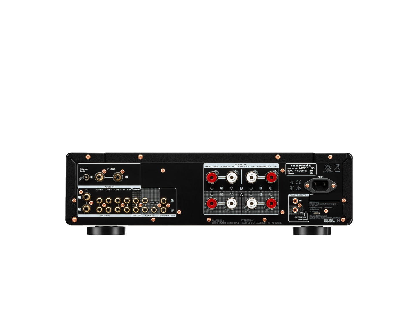 MODEL 50 - Premium 2 Channel 70W Integrated Stereo Amplifier with Custom HDAM