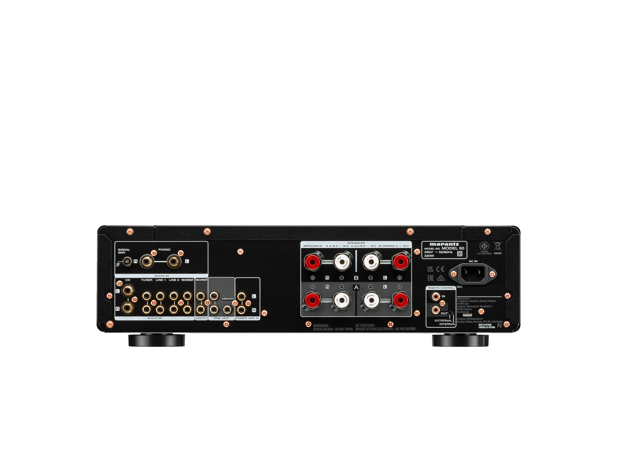 MODEL 50 - Premium 2 Channel 70W Integrated Stereo Amplifier with Custom HDAM