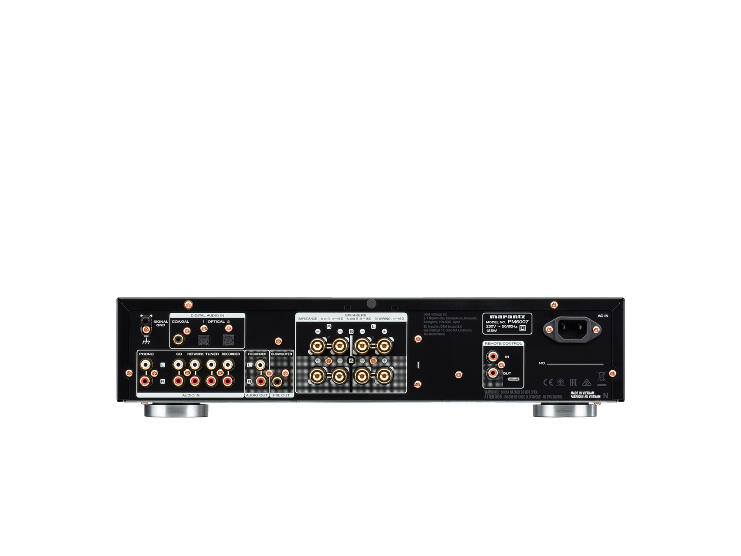 PM6007 — Slimline 45W Integrated Stereo Amplifier with Custom HDAM