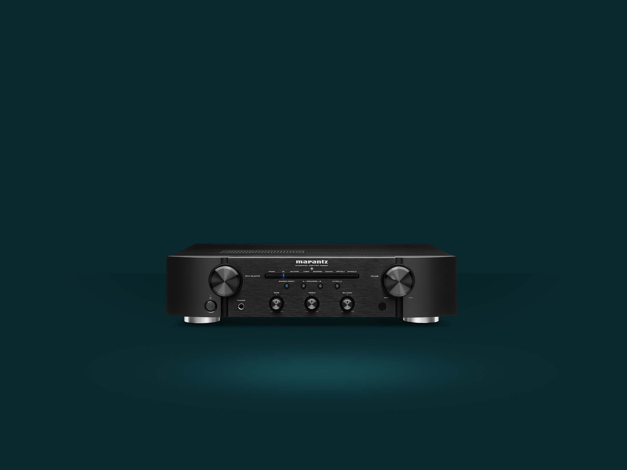 PM6007 — Slimline 45W Integrated Stereo Amplifier with Custom HDAM