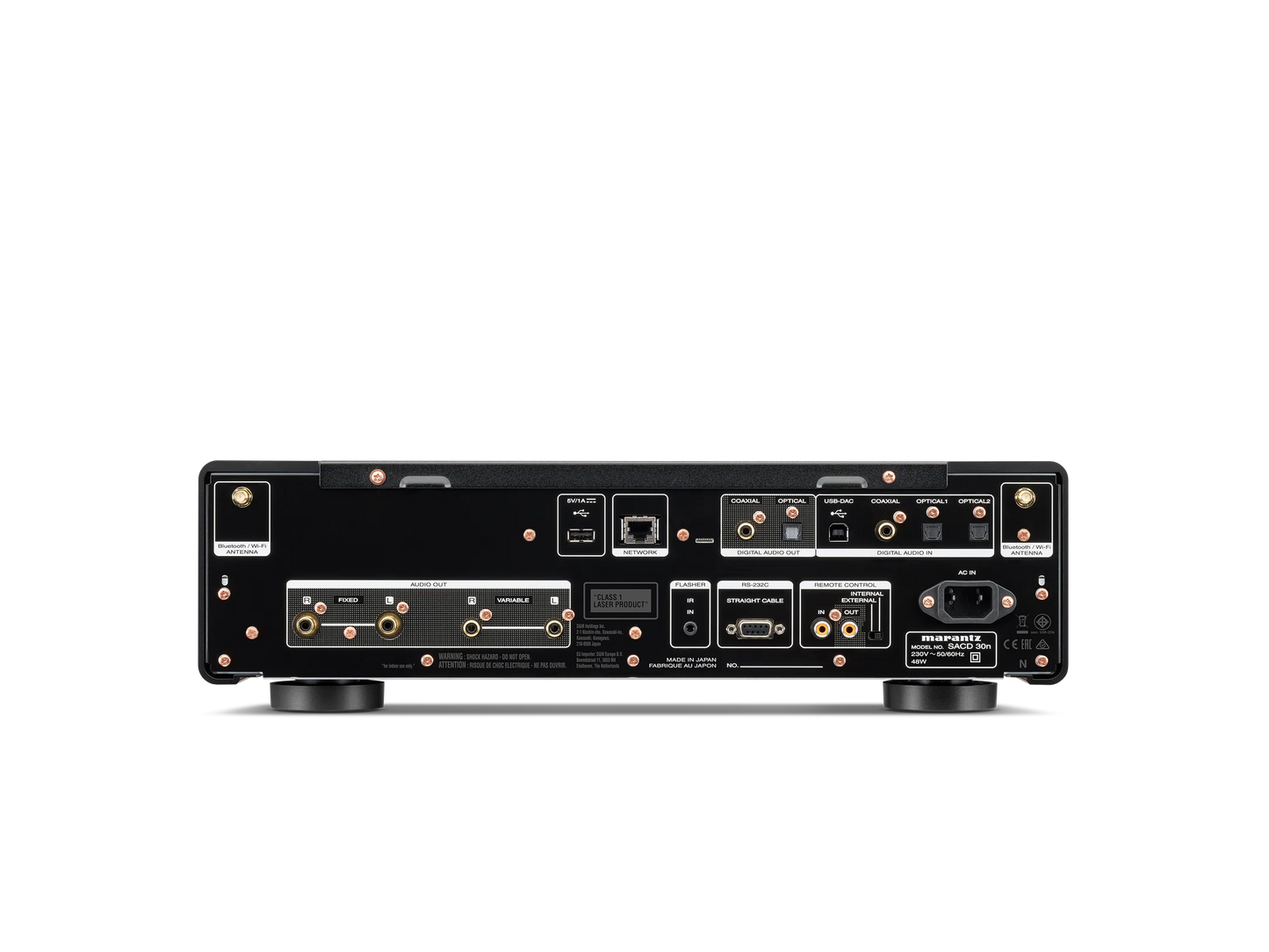 SACD 30n — Premium SACD / CD Player Powered by HEOS™ with Custom HDAM