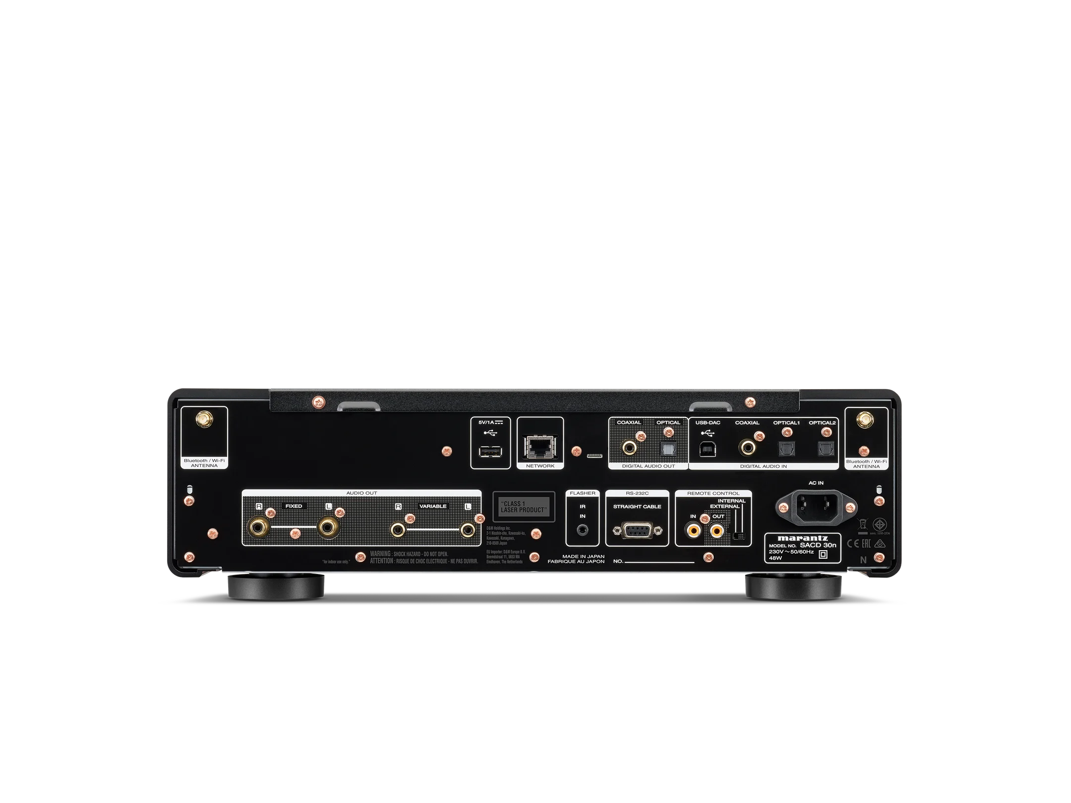 SACD 30n — Premium SACD / CD Player Powered by HEOS™ with Custom HDAM