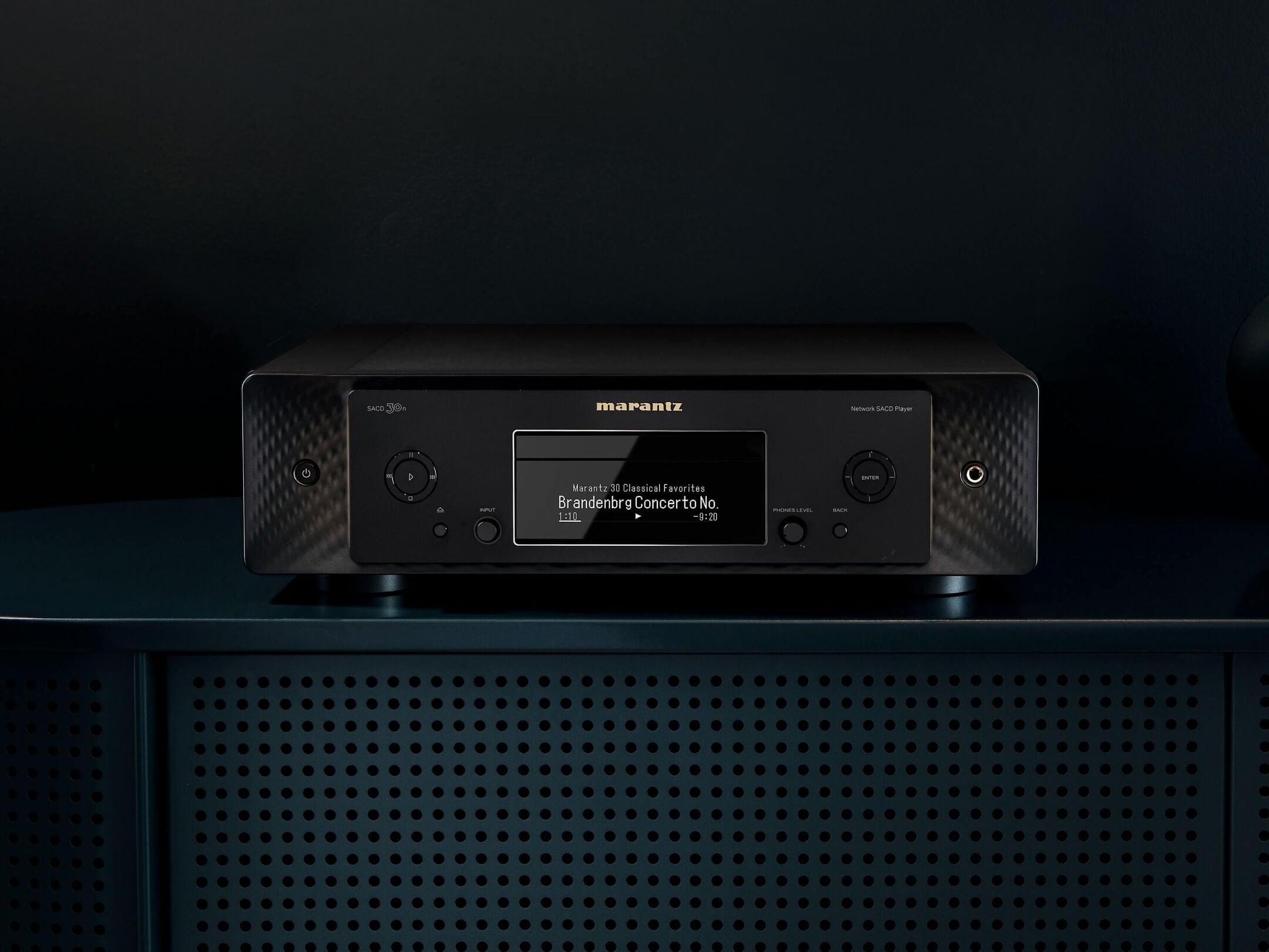 SACD 30n — Premium SACD / CD Player Powered by HEOS™ with Custom HDAM