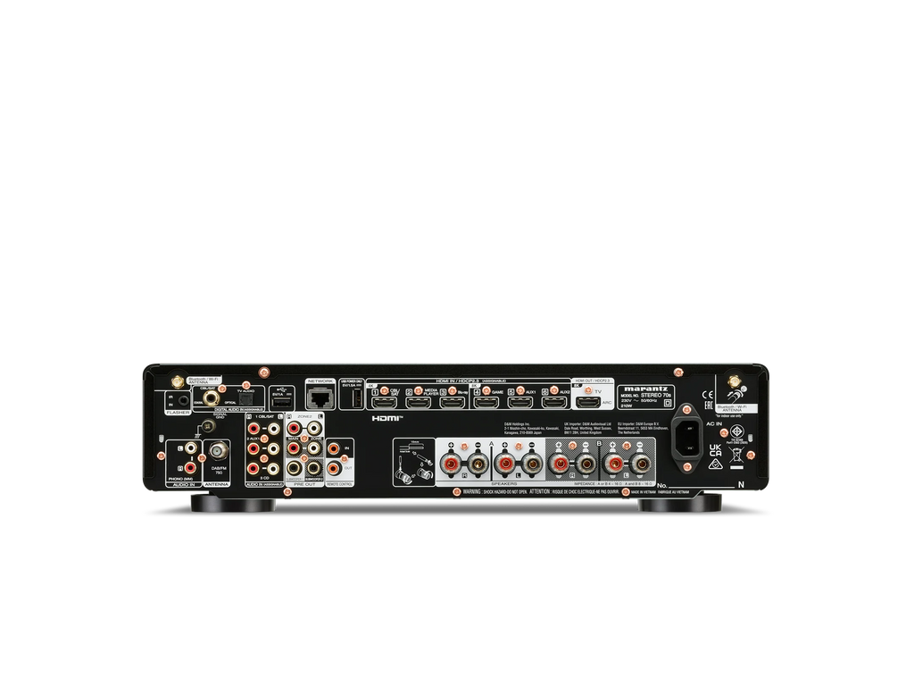 STEREO 70s -Slimline 2 Channel 75W Stereo Receiver Powered by HEOS™