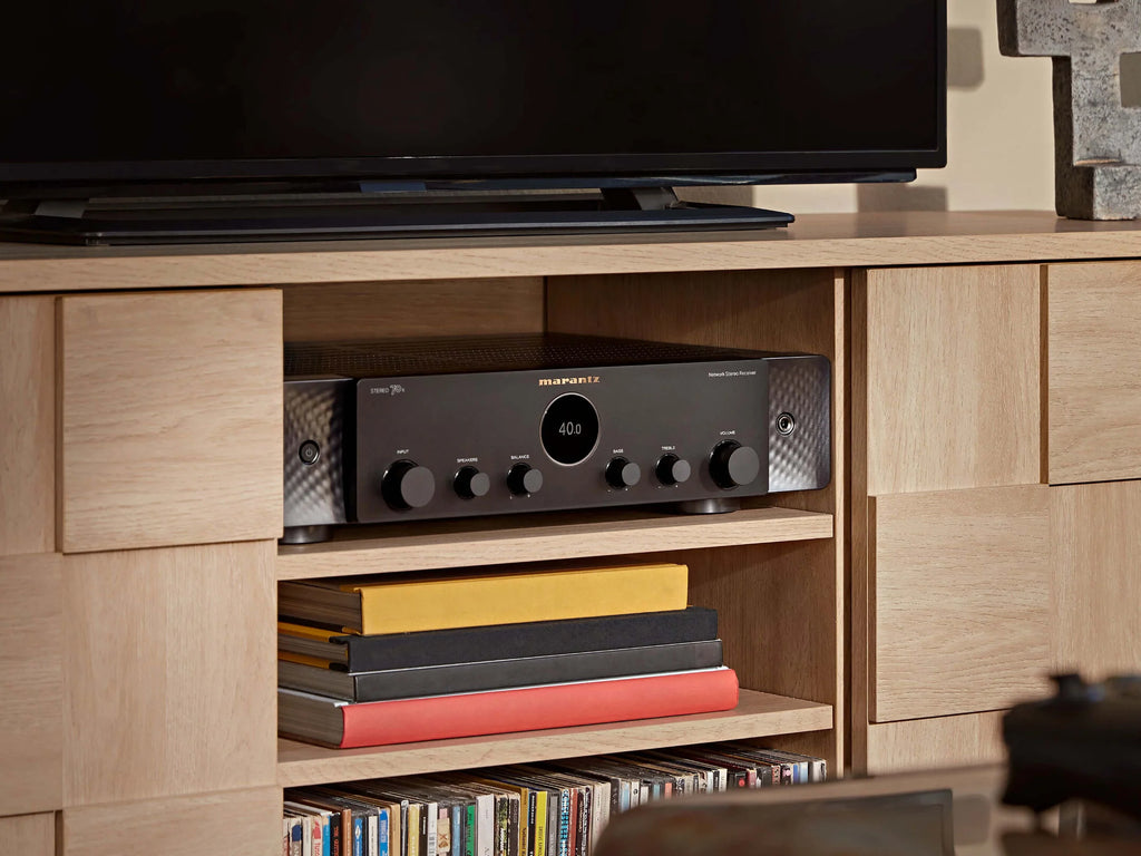 STEREO 70s -Slimline 2 Channel 75W Stereo Receiver Powered by HEOS™