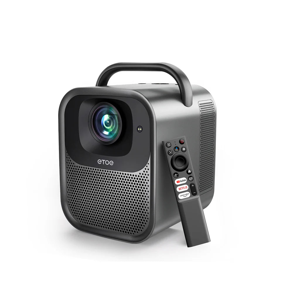 Eetoe Seal Pro 1080P 1300 ANSI Lumens 4K Decoding Projector | Google TV 3.0 | Netflix | AirPlay