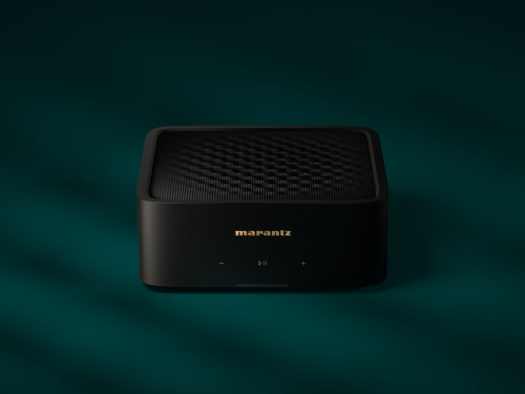 MODEL M1 — Compact 2 Channel 100W Wireless Streaming Amplifier Powered by HEOS™