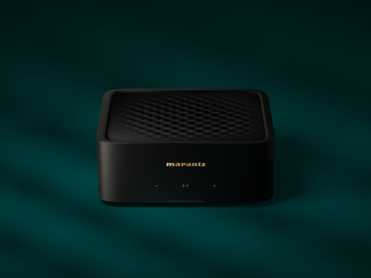 MODEL M1 — Compact 2 Channel 100W Wireless Streaming Amplifier Powered by HEOS™